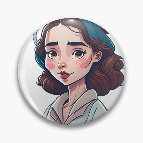 Item preview, Adorable woman Sticker designed and sold by PhimaDesing.