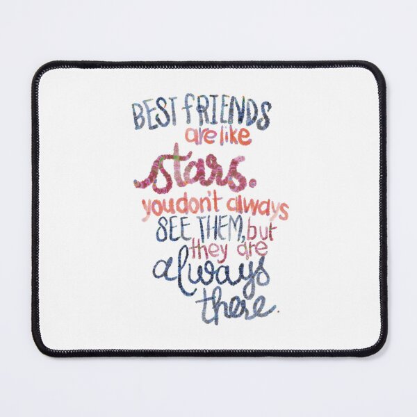 Item preview, Best friends are like stars dark designed and sold by chuckletuckle.
