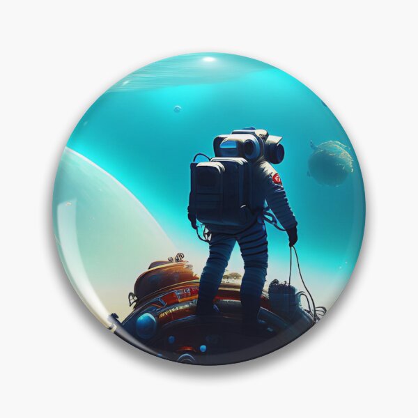 Item preview, Astronaut Salvaging Part On Underwater Planet designed and sold by Space-Wear.