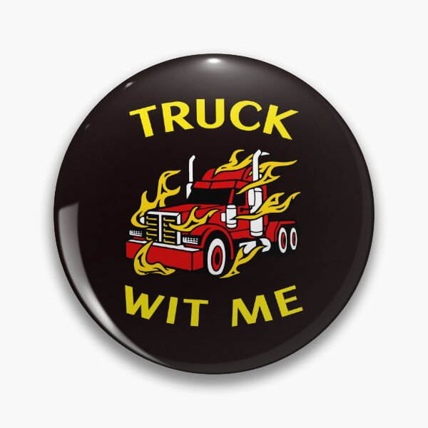 Item preview, Flaming Trucker Truck Wit Me RY designed and sold by TeamsterLife.