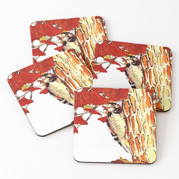 Item preview, Traditional Woodblock Bird designed and sold by notsweettea.