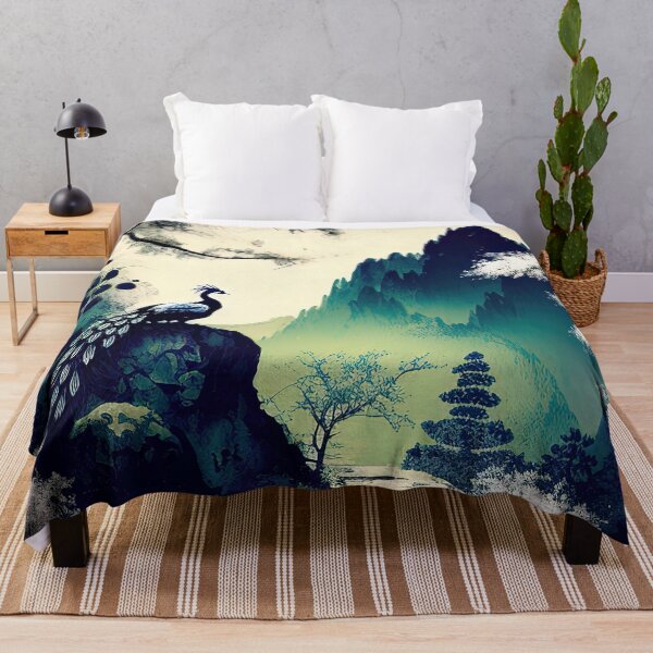 Item preview, Peacock in a Chinese colorful painting designed and sold by RK - Shop.
