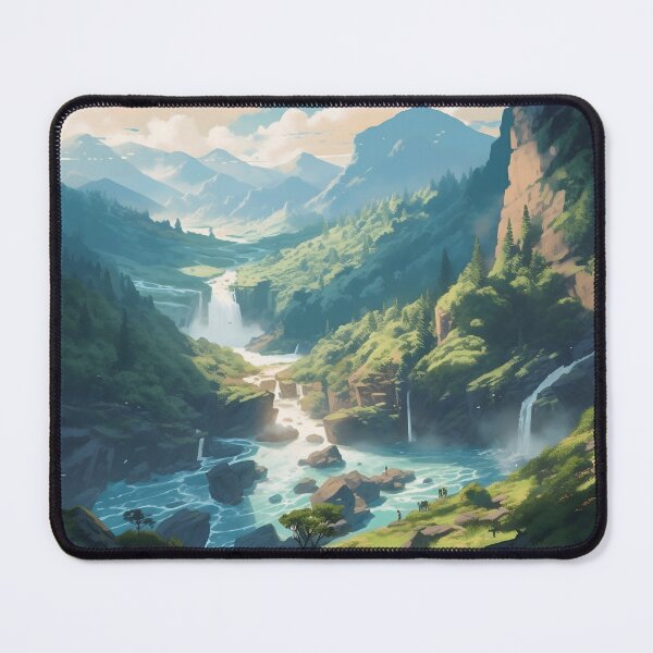 Item preview, Mountain Valley Landscape designed and sold by Seetears.