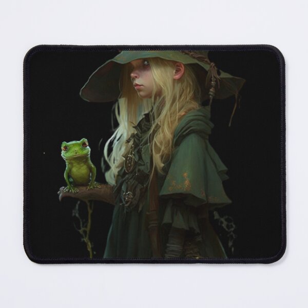 Item preview, frog with mushroom designed and sold by alhociema.