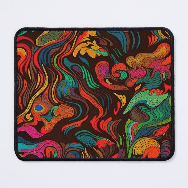 Item preview, Colors Flowing Happy Pattern Psychedelic Art designed and sold by Kybruno's Creations.
