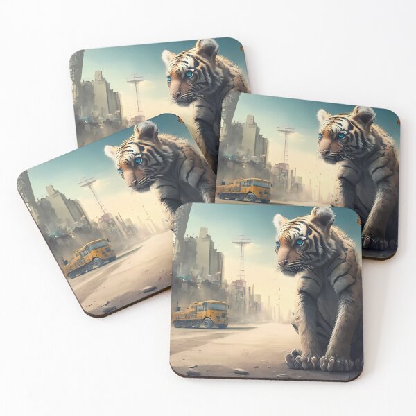 Item preview, Tiger lost in town designed and sold by SMILE88.