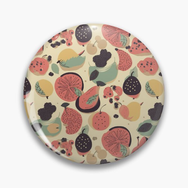 Item preview, Elegant Fruit Pattern Seamless Colorful Fruit Motif V1 designed and sold by Family Journey with God.