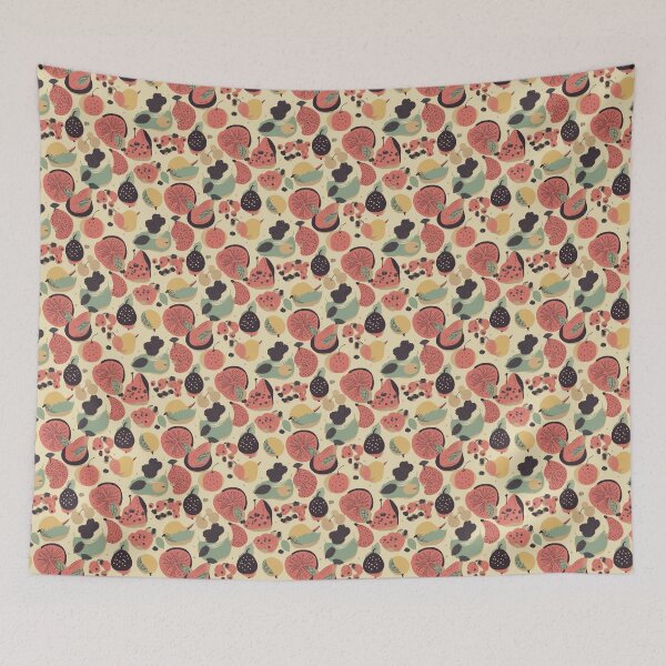 Artikelvorschau, Elegant Fruit Pattern Seamless Colorful Fruit Motif V1 entworfen und verkauft von Family Journey with God.