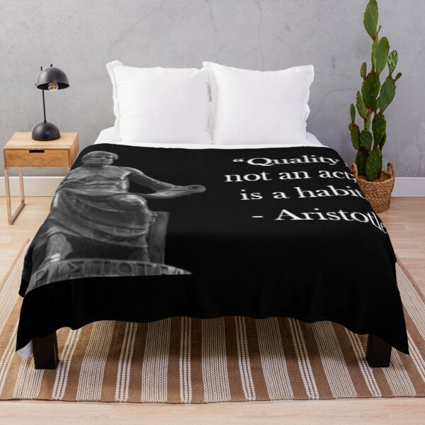 Item preview, Aristotle Quote - Quality is a Habit designed and sold by Reed-Inc.