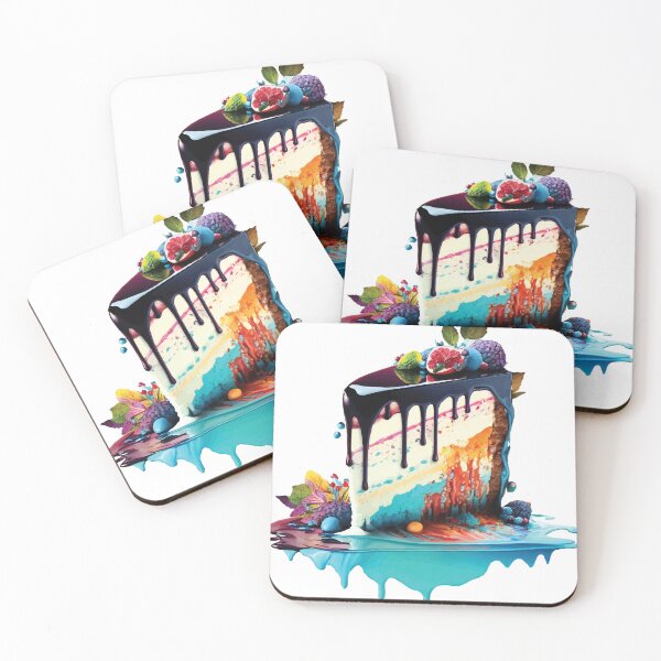 Item preview, A Slice of Yummy Cake - Food but Vibrant designed and sold by GVRDesign.
