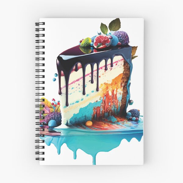 Item preview, A Slice of Yummy Cake - Food but Vibrant designed and sold by GVRDesign.
