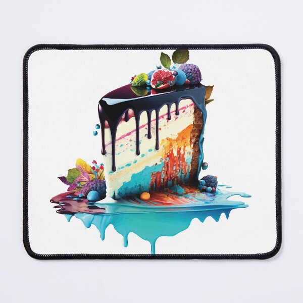 Item preview, A Slice of Yummy Cake - Food but Vibrant designed and sold by GVRDesign.
