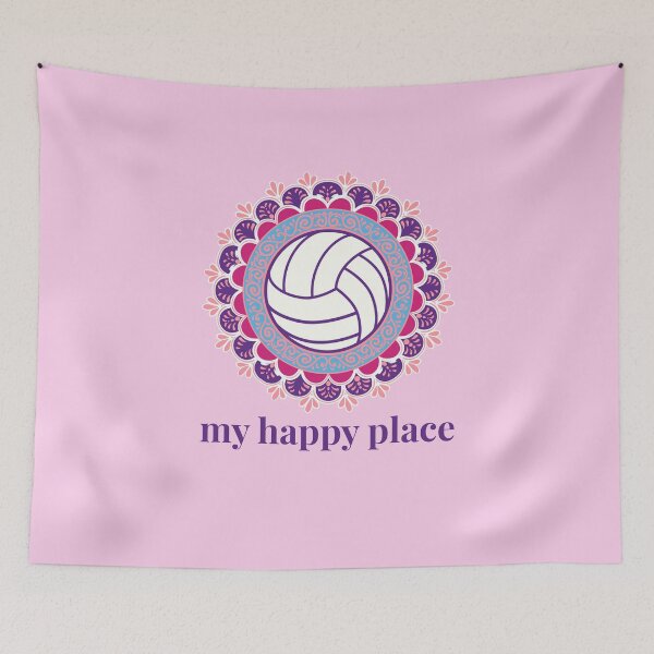 Item preview, My Happy Place Purple Pink Mandala Volleyball Girls designed and sold by SilentEcho.