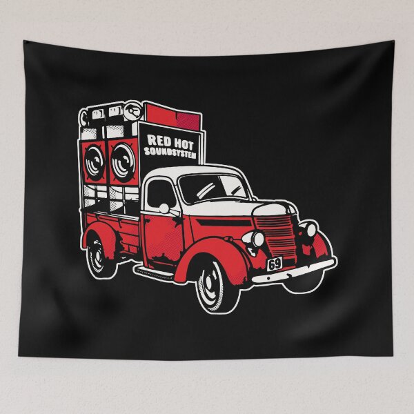 Item preview, Red Hot Soundsystem Truck designed and sold by jomi.amsterdam.