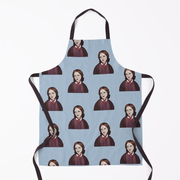 Item preview, Charlotte Brontë Cartoon Portrait designed and sold by CastlesClassics.