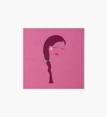 Model girl pink Art Board