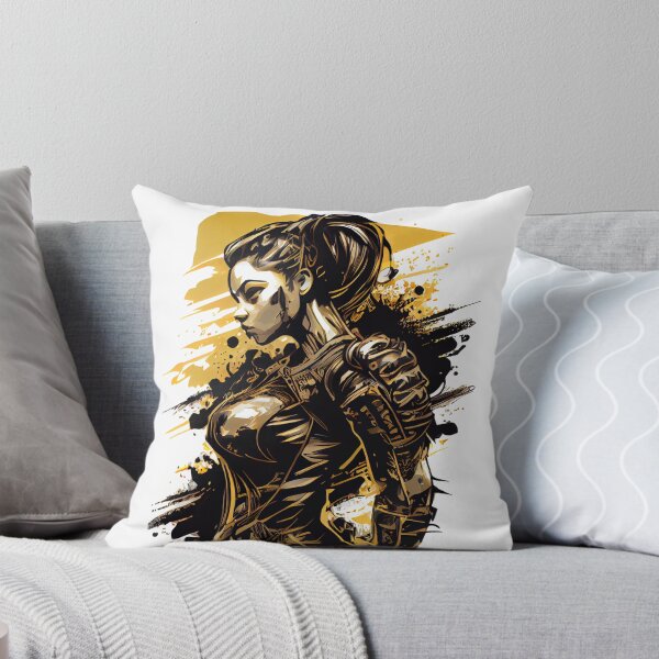 Aperçu de l'œuvre Strong Woman in Black and Gold créée et vendue par ShadowAndSlate.