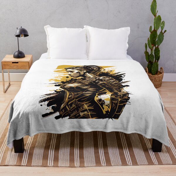 Item preview, Strong Woman in Black and Gold designed and sold by ShadowAndSlate.