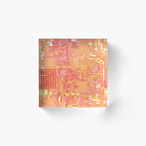 Organic and Organised Acrylic Block