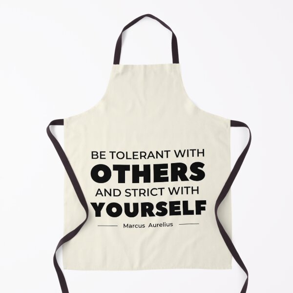 Item preview, Be tolerant with others and strict with yourself | Marcus Aurelius designed and sold by QuotesAreFun.