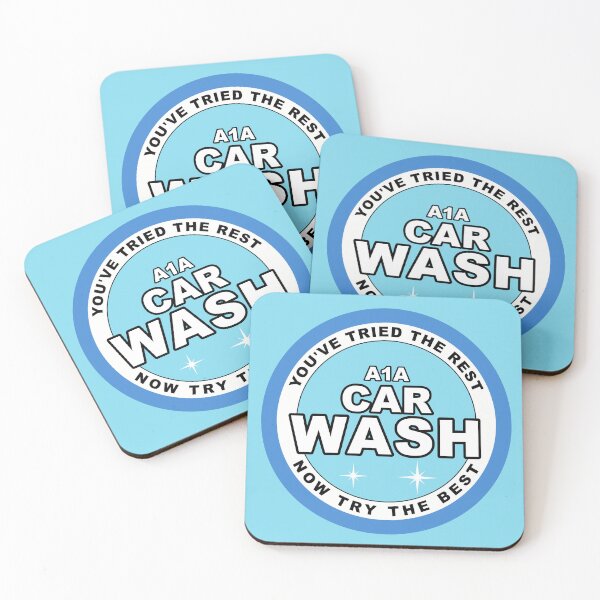Item preview, A1A CAR WASH LOGO designed and sold by The Deep Machine.