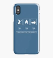 I survived the fire swamp iPhone Case