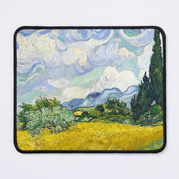 Item preview, Wheat Field with Cypresses Vincent van Gogh 1889 designed and sold by Illyrium.