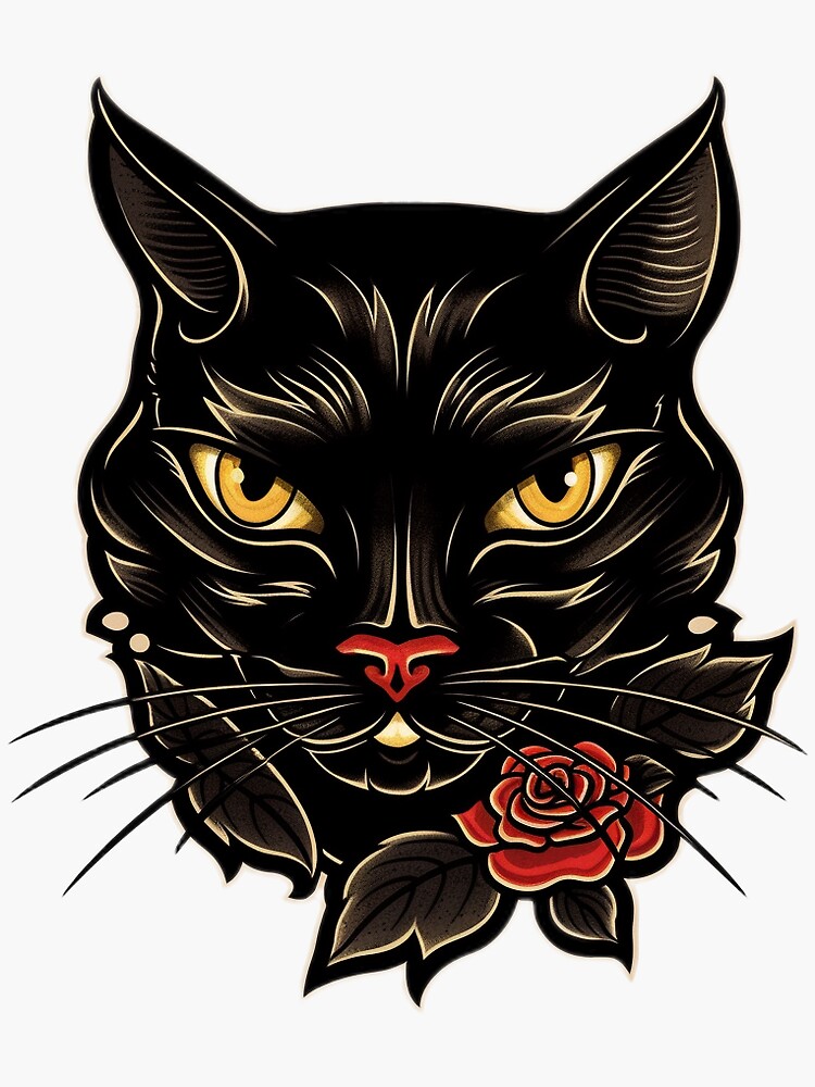 Buy Black Cat Temporary Tattoo / Cat Temporary Tattoo / Small Cat Tattoo /  Cat Outline Tattoo / Animal Tattoo / Pet Tattoo / Cat Memorial Tattoo  Online in India - Etsy