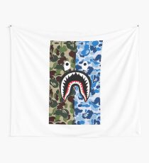 Ein Bade Bape Blue Shark Wandbehang