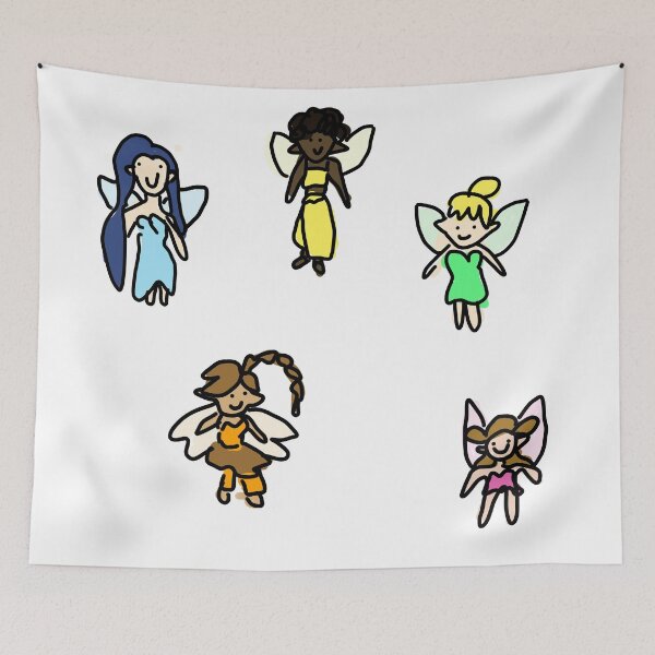 Item preview, Badly Drawn Fairies Sticker Pack designed and sold by casserolestan.