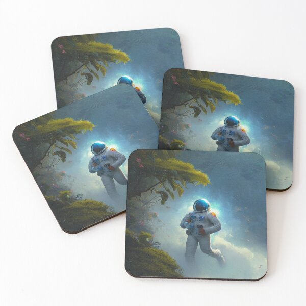 Item preview, Astronaut Running Through The Clouds designed and sold by Space-Wear.