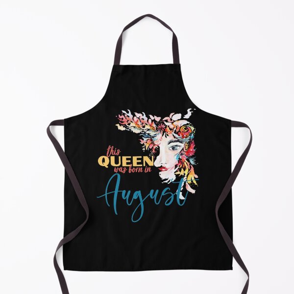 Item preview, This Queen Was Born in August Floral Watercolor designed and sold by DPlumDesign.