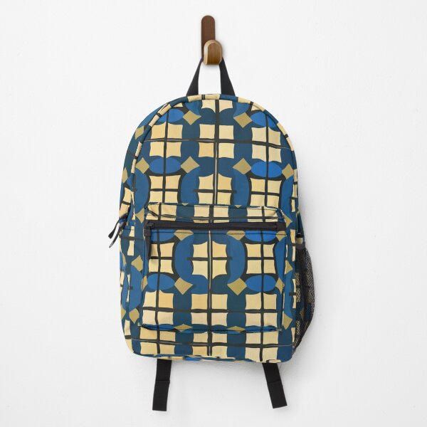 Item preview, Copy of Retro Tile Pattern Blue and Light Yellow designed and sold by RetroTile.