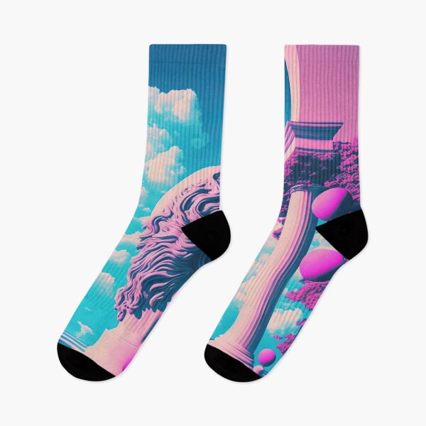 Artikelvorschau, Träume von antiker Pracht: Eine Vaporwave-Erkundung der Schönheit entworfen und verkauft von Mullet Monkey.