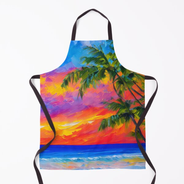 Item preview, Palm tree on a beach designed and sold by The Bubble 1307.