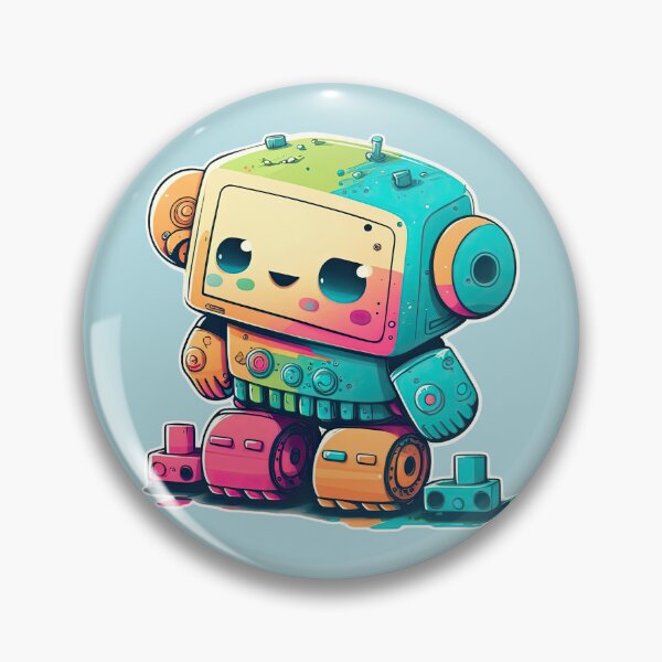 Item preview, Cute Funny Robot Friend designed and sold by ultra-cute.