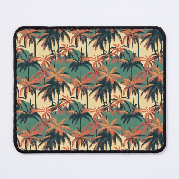 Item preview, Retrowave Palm Trees in Orange and Teal designed and sold by Fine Prints.