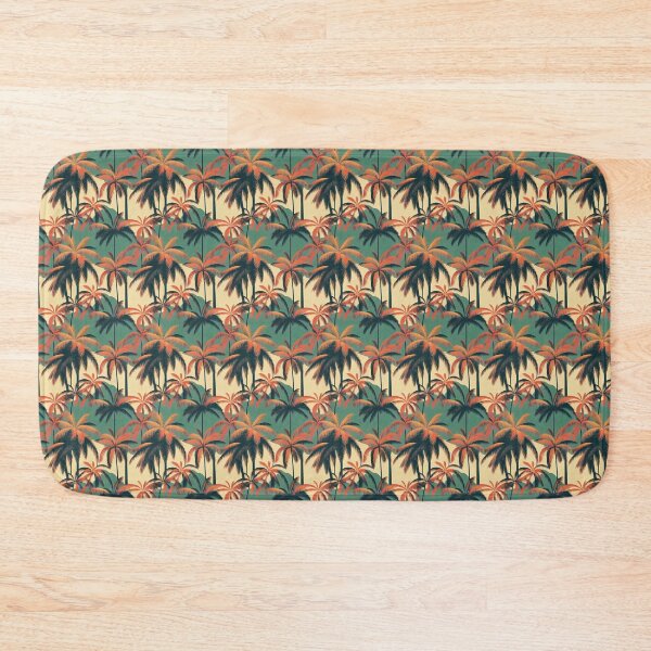 Item preview, Retrowave Palm Trees in Orange and Teal designed and sold by Fine Prints.