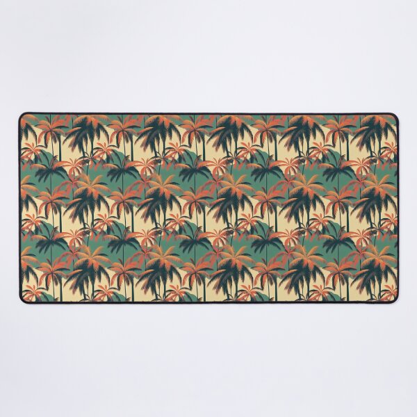 Item preview, Retrowave Palm Trees in Orange and Teal designed and sold by Fine Prints.