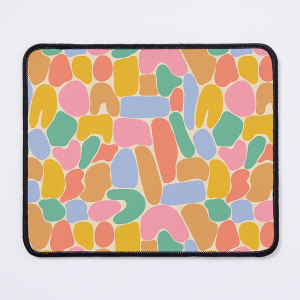 Item preview, Colorful abstract shapes pattern in vivid tones designed and sold by Illustrated by Nat.