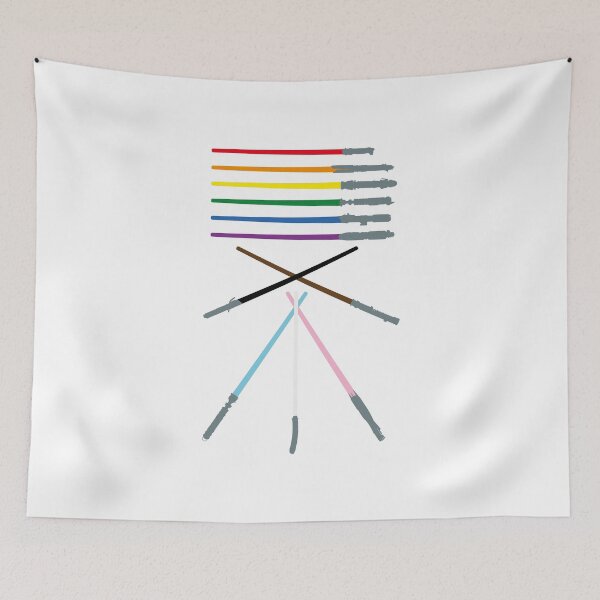 Item preview, Pride Flag Lightsabers designed and sold by josephbalfour.