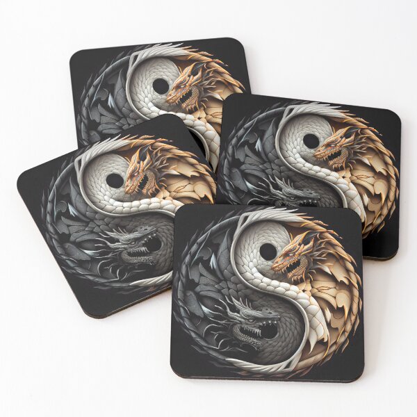 Item preview, Yin and Yang Dragon Design designed and sold by vladocar.