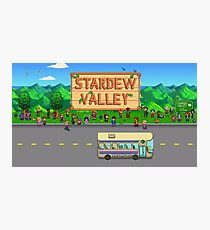 Stardew Valley Bus Photographic Print