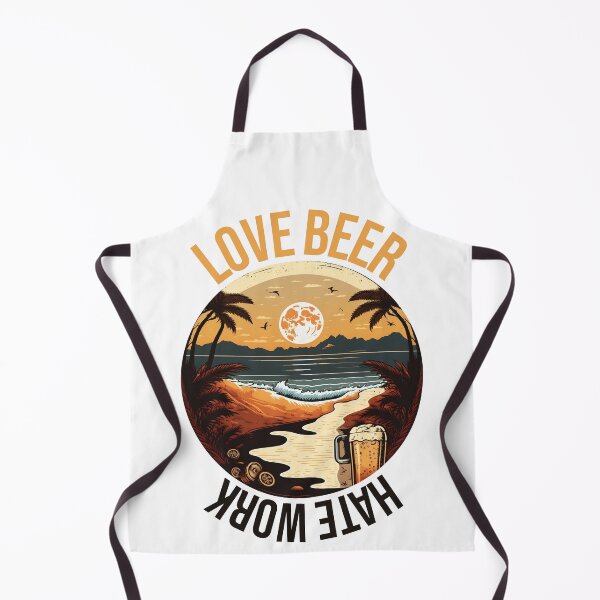 Item preview, Love beer hate work designed and sold by HappyTrippy.