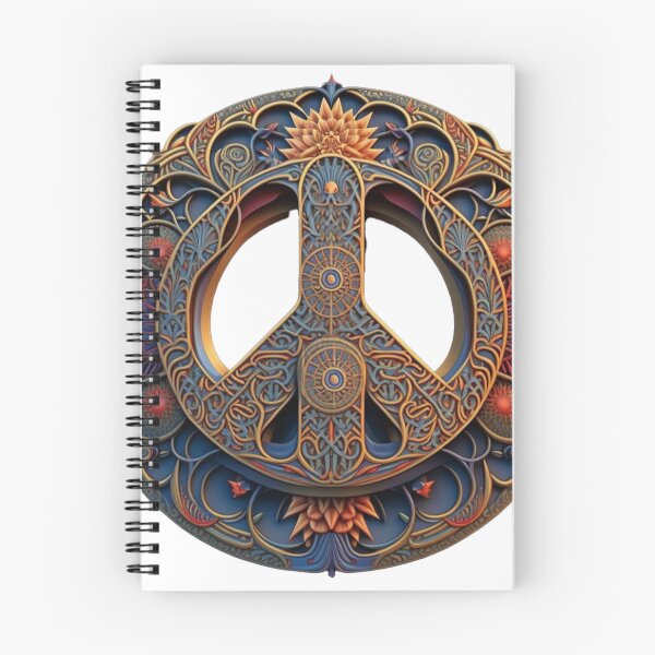 Item preview, Intricate Psychedelic Peace Sign designed and sold by mind-melt-er.