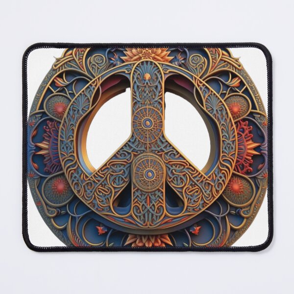 Item preview, Intricate Psychedelic Peace Sign designed and sold by mind-melt-er.