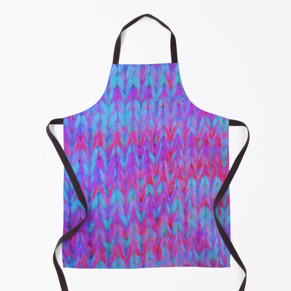 Item preview, Colourful Turquoise Purple Pink Knit - photo designed and sold by Kim Arnott.