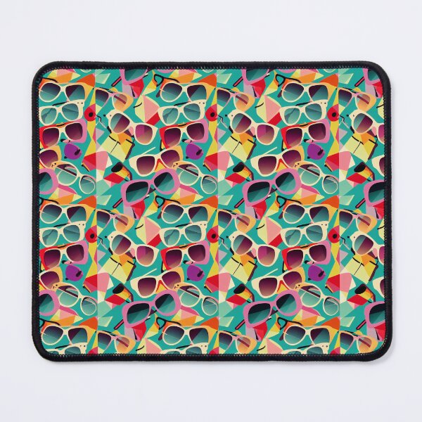 Item preview, Summertime Sunglasses in Yellow, Orange and Turquoise designed and sold by Fine Prints.