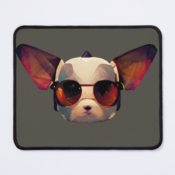 Item preview, Low Poly Urban Puppy with Sunglasses and Headphones designed and sold by ArtificialEye.