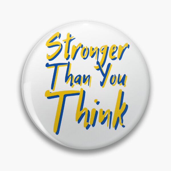 Item preview, Stronger Than You Think - Yellow designed and sold by DrawingAndText.